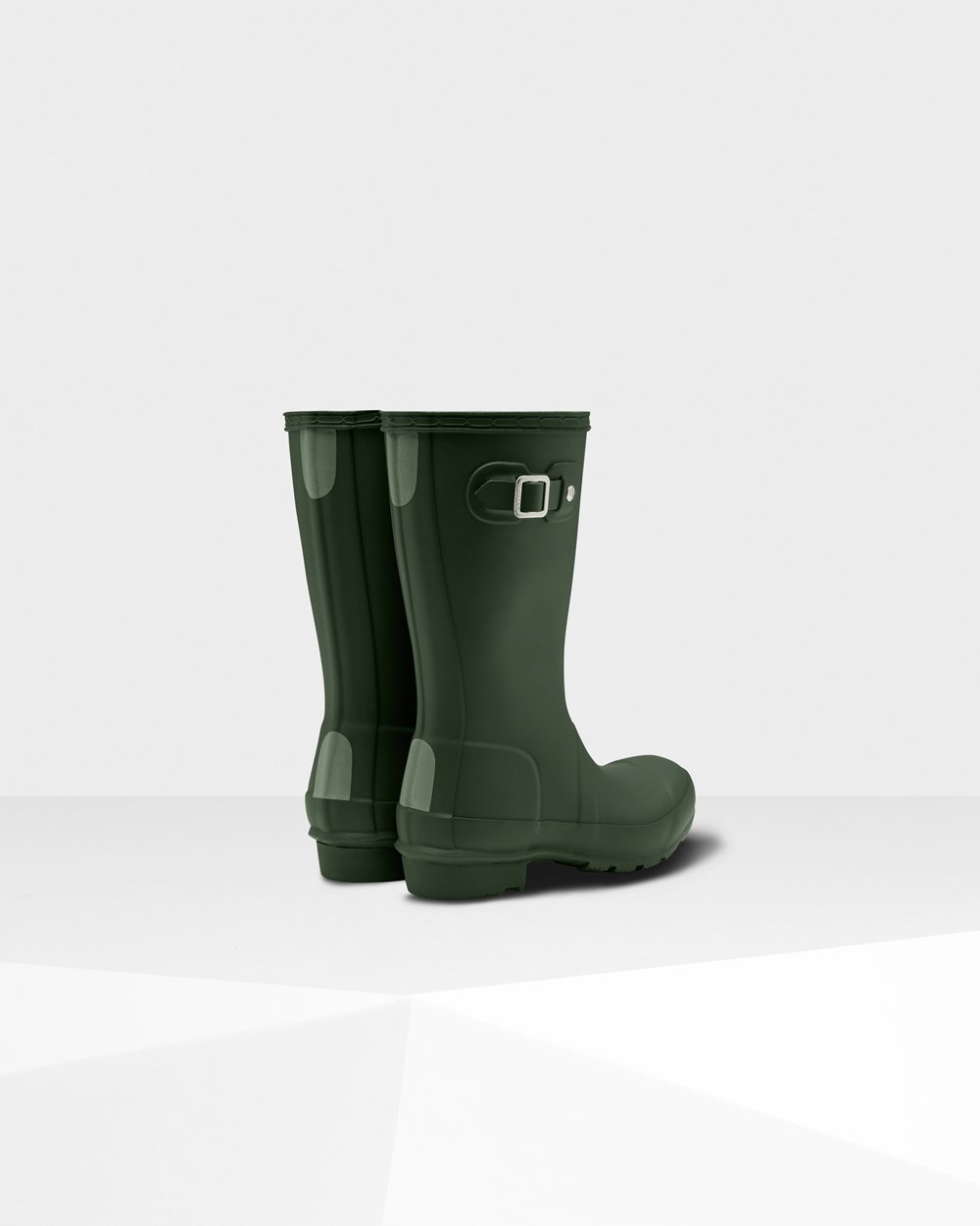 Botas De Agua Hunter Niños Verde Original Big 823765-UTC